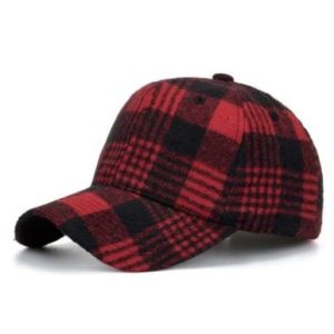 Plaid Y2K Aesthetic Baseball Cap for Trendy Outfits and Vintage Vibes