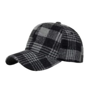 Plaid Y2K Aesthetic Baseball Cap for Trendy Outfits and Vintage Vibes