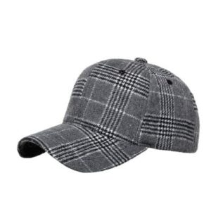 Plaid Y2K Aesthetic Baseball Cap for Trendy Outfits and Vintage Vibes