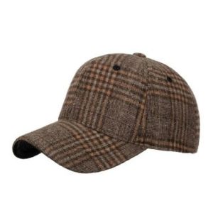 Plaid Y2K Aesthetic Baseball Cap for Trendy Outfits and Vintage Vibes