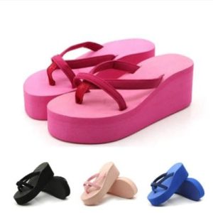 Platform Y2K Flip Flop Heels for Trendy Coquette and Grunge Aesthetic Outfits