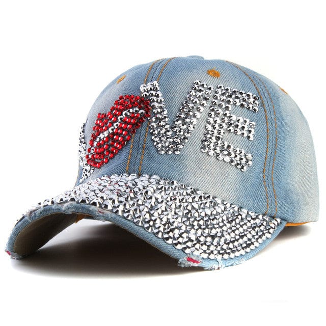 Rhinestone Y2K Hat: Sparkly Vintage Aesthetic Accessory for Y2K Fashion Lovers