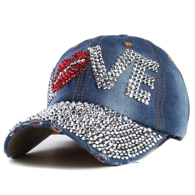 Rhinestone Y2K Hat: Sparkly Vintage Aesthetic Accessory for Y2K Fashion Lovers