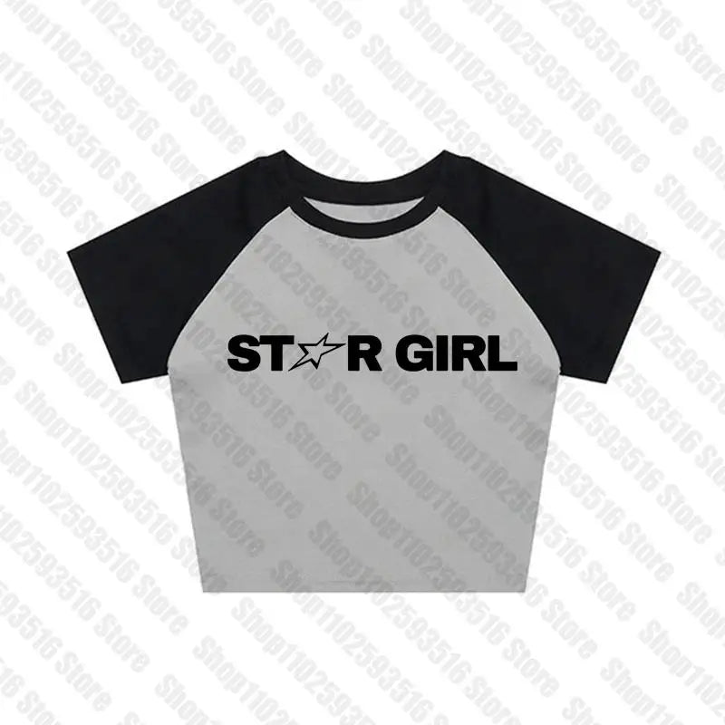 Star Girl Y2K Crop Tee - Trendy Coquette Aesthetic Top for Cute Outfits