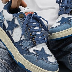 Starry Y2K Aesthetic Sneakers - Trendy Retro Style for Your Unique Outfits