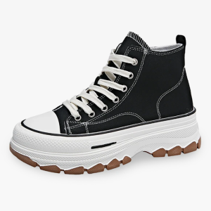 Stylish Black and White Y2K Canvas Shoes for Trendy Aesthetic Outfits