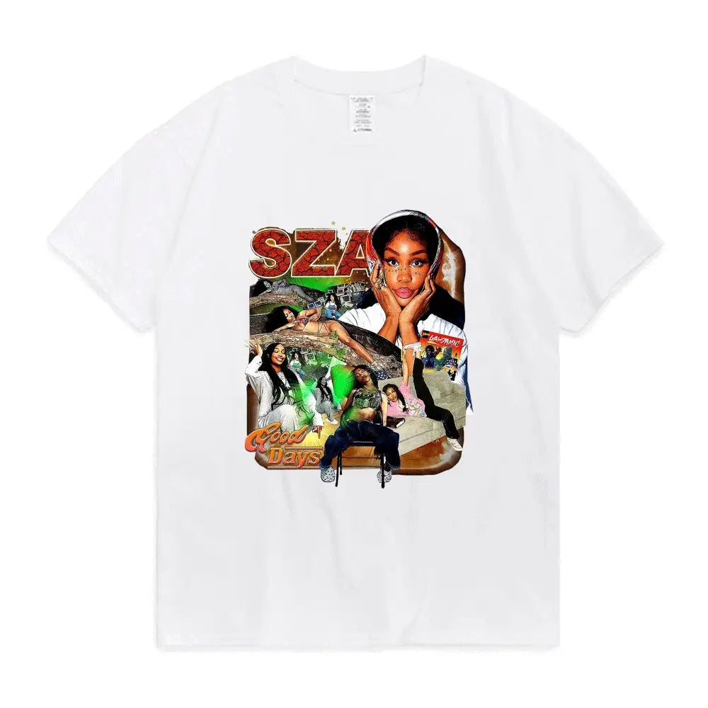 SZA Mode Y2K T-Shirt - Essential Streetwear for R&B and Y2K Fashion Lovers