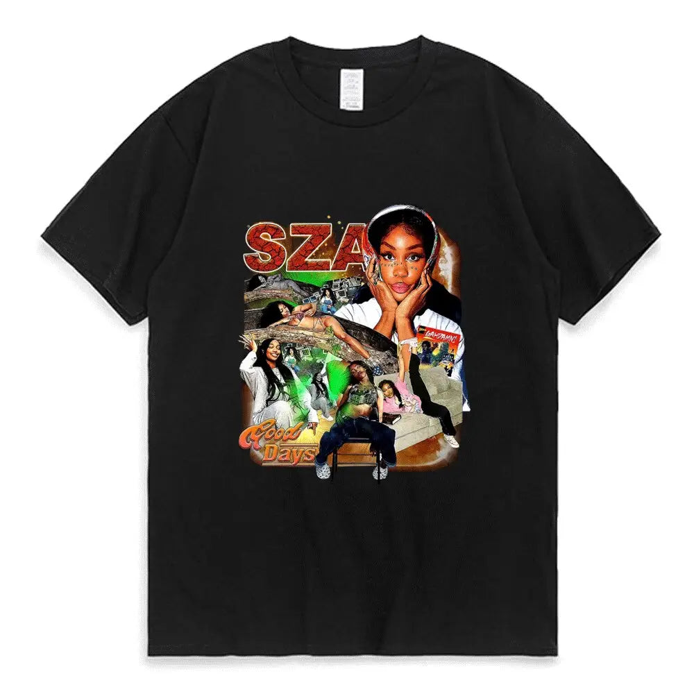 SZA Mode Y2K T-Shirt - Essential Streetwear for R&B and Y2K Fashion Lovers