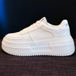 Trendy All White Sneakers for Women - Y2K Aesthetic Footwear for Stylish Outfits