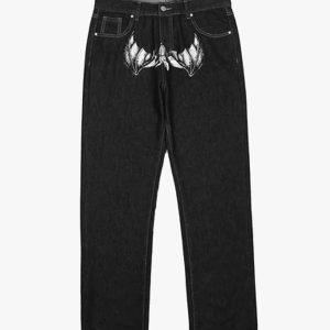 Trendy Baggy Y2K Jeans for a Chic Grunge Aesthetic and Effortless Style