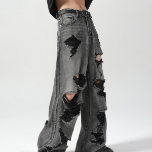 Trendy Black Y2K Jeans for a Chic Grunge Aesthetic and Effortless Style