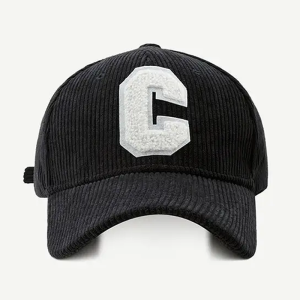 Trendy C Letter Cap: Y2K Aesthetic Hat for Coquette and Grunge Style Lovers