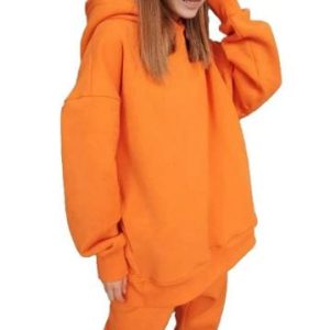 Trendy Orange Y2K Tracksuit for Stylish Outfits and Aesthetic Vibes