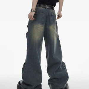 Trendy Oversized Baggy Jeans for Y2K Fashion Lovers - Comfy Grunge Aesthetic Style