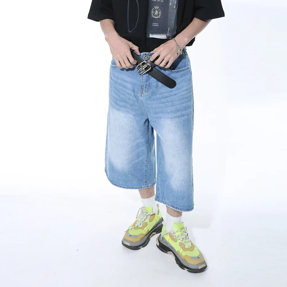 Trendy Y2K Baggy Jorts for a Cool Grunge Aesthetic Look - Perfect for Casual Outfits