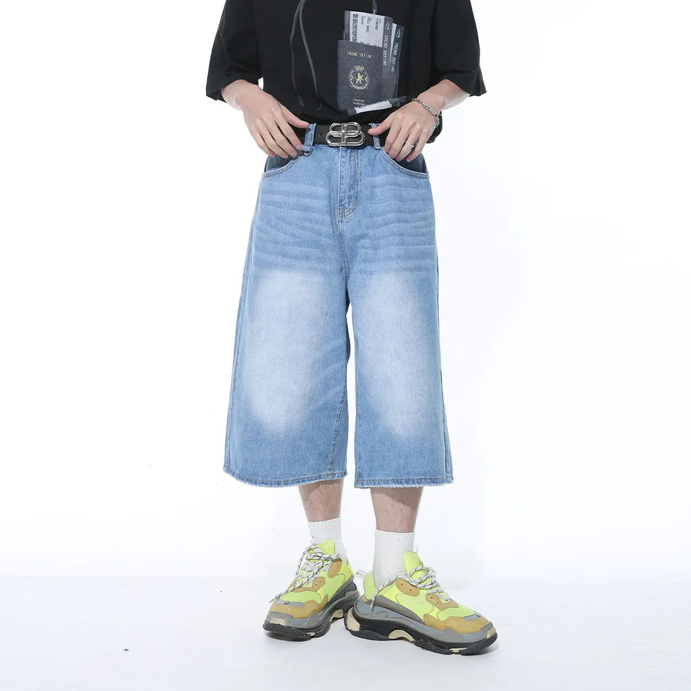 Trendy Y2K Baggy Jorts for a Cool Grunge Aesthetic Look - Perfect for Casual Outfits