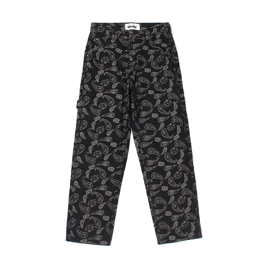 Trendy Y2K Bandana Print Cargo Pants for a Chic Grunge Aesthetic Look