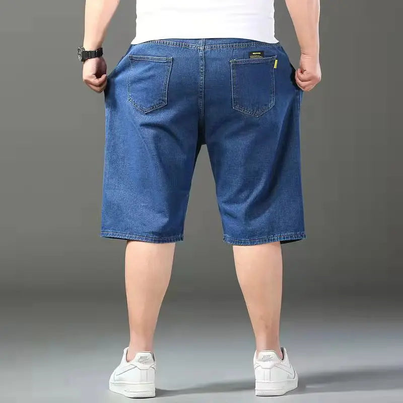 Trendy Y2K Cargo Jorts for Men - Stylish Grunge Aesthetic Denim Shorts