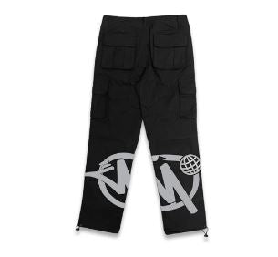 Trendy Y2K Cargo Pants for Men - Stylish Grunge Aesthetic Bottoms for a Retro Look