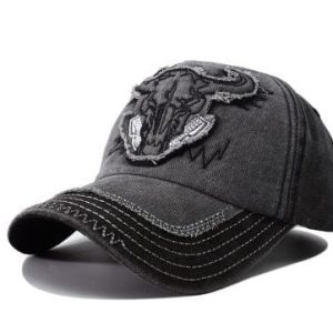 Trendy Y2K Denim Baseball Cap for Stylish Coquette and Grunge Aesthetic Outfits