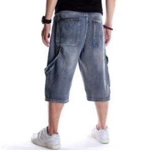 Trendy Y2K Denim Cargo Shorts for a Chic Grunge Aesthetic Look