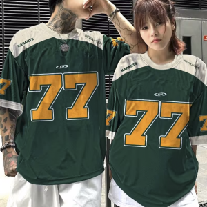 Trendy Y2K Green Jersey Shirt - Perfect for Coquette Aesthetic and Casual Outfits