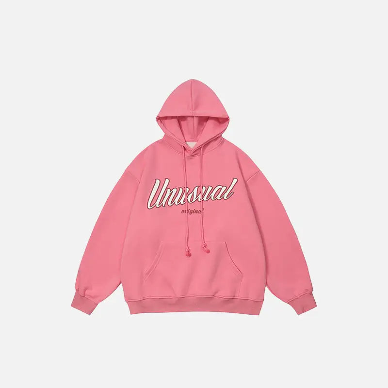 Trendy Y2K Letter Print Hoodie - Aesthetic Grunge Style for Unique Fashion Lovers