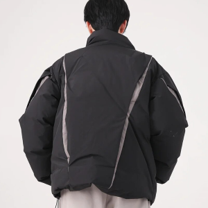 Trendy Y2K Puffer Jacket for Cozy Layering in Vintage Aesthetic Style