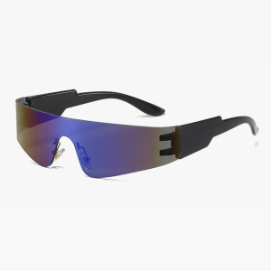 Trendy Y2K Reflective Sunglasses for Aesthetic Outfits and Grunge Style Looks