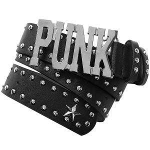 Trendy Y2K Streetwear Belt for Grunge Aesthetic and Coquette Style Outfits