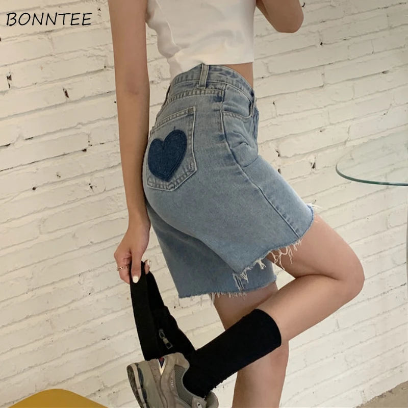 Trendy Y2K Style Short Jorts for Women - Cute and Comfy Denim Shorts for Aesthetic Outfits