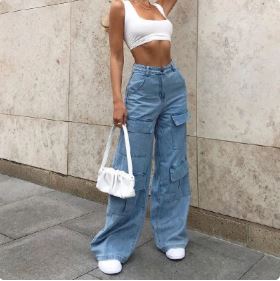 Trendy Y2K Wide Leg Jeans for Effortless Style and Comfort in Aesthetic Fashion