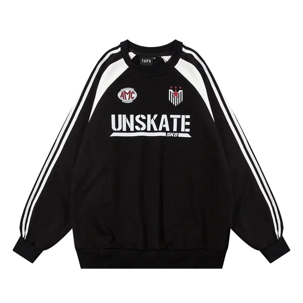 Unskate Y2K Aesthetic Sweatshirt - Trendy Grunge Style for Cozy Outfits