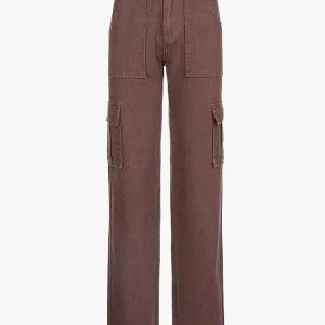 Urban Outfitters Y2K Aesthetic Cargo Pants for Trendy Grunge and Coquette Outfits