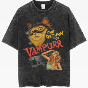 Vampurr Y2K Aesthetic T-Shirt - Cute Grunge Style Top for Coquette and Soft Girl Looks