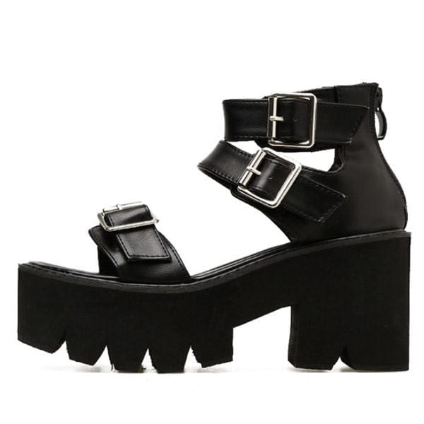 Vintage 90s Y2K Platform Sandals for Retro Aesthetic Outfits and Comfy Summer Style