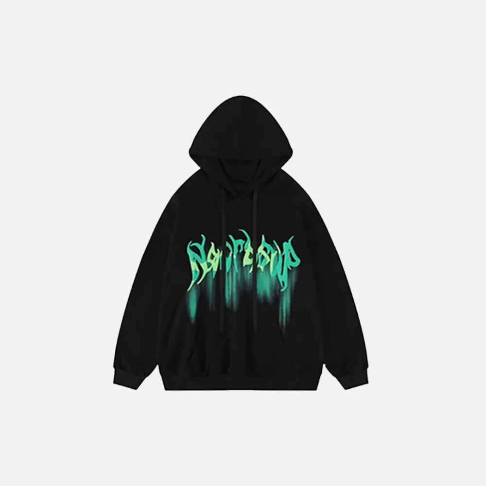 Vintage-Inspired Y2K Retro Print Hoodie for a Cozy, Aesthetic Look