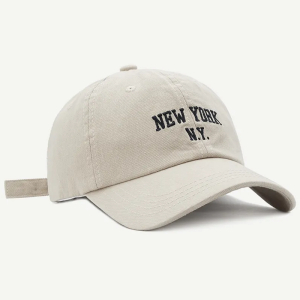 Vintage New York Cap: Y2K Aesthetic Hat for Trendy Coquette and Grunge Outfits