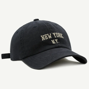 Vintage New York Cap: Y2K Aesthetic Hat for Trendy Coquette and Grunge Outfits