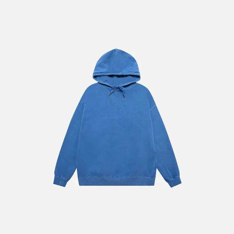 Vintage Washed Oversized Y2K Hoodie for a Cozy Retro Aesthetic