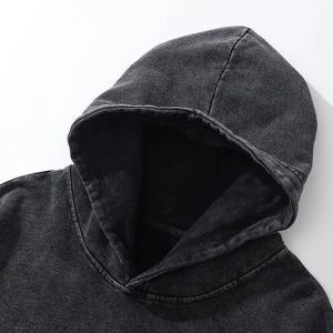 Vintage Y2K Aesthetic Hoodie - Retro Grunge Style for Cozy, Trendy Outfits