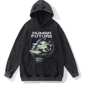 Vintage Y2K Aesthetic Hoodie - Retro Grunge Style for Cozy, Trendy Outfits