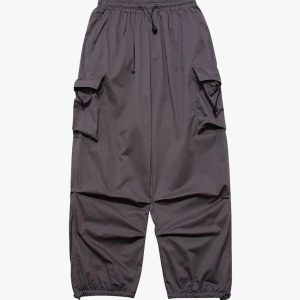 Vintage Y2K Cargo Pants for Women - Trendy Grunge Aesthetic Bottoms for Stylish Outfits