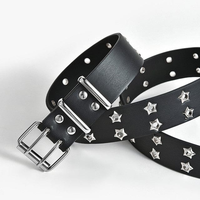 Vintage Y2K Leather Belts for Coquette and Grunge Aesthetic Outfits - Stylish Accessories