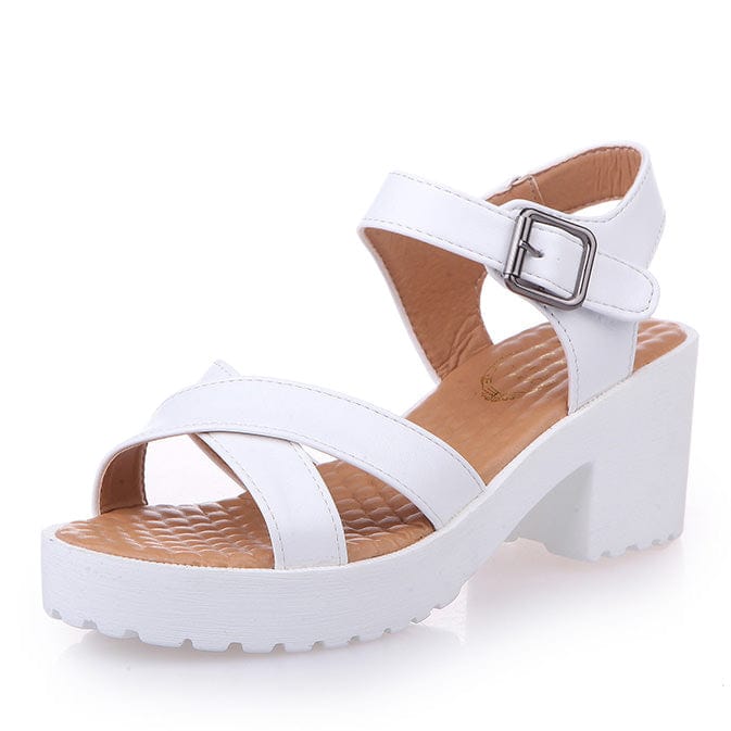 Vintage Y2K Sandals for Women - Retro Aesthetic Footwear for Coquette and Grunge Styles