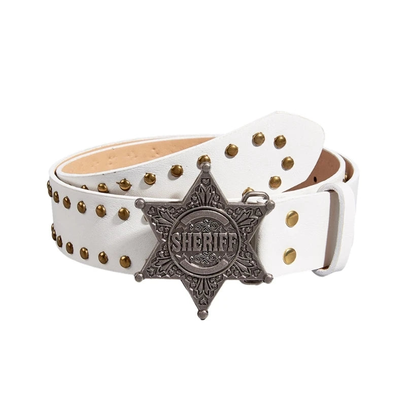 Vintage Y2K Star Belt - Trendy Accessory for Y2K Fashion and Aesthetic Outfits