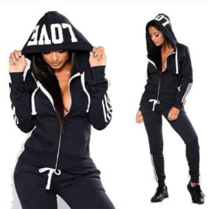 Women's Y2K Aesthetic Tracksuit - Retro Grunge Style Comfy Outfit for Trendy Looks