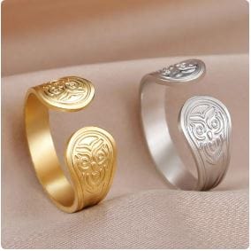 Y2K Adjustable Retro Ring - Vintage-Inspired Aesthetic Jewelry for Trendy Outfits