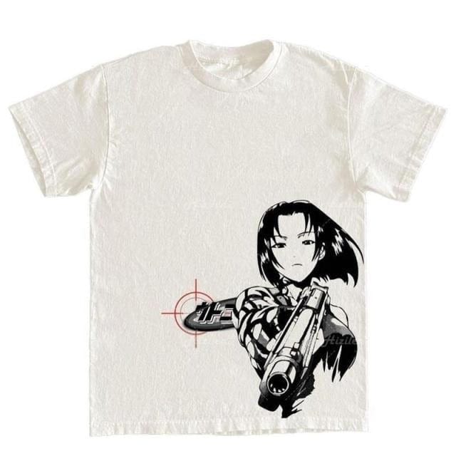 Y2K Aesthetic Anime Graphic Tee - Trendy Retro Style for Fashion-Forward Outfits