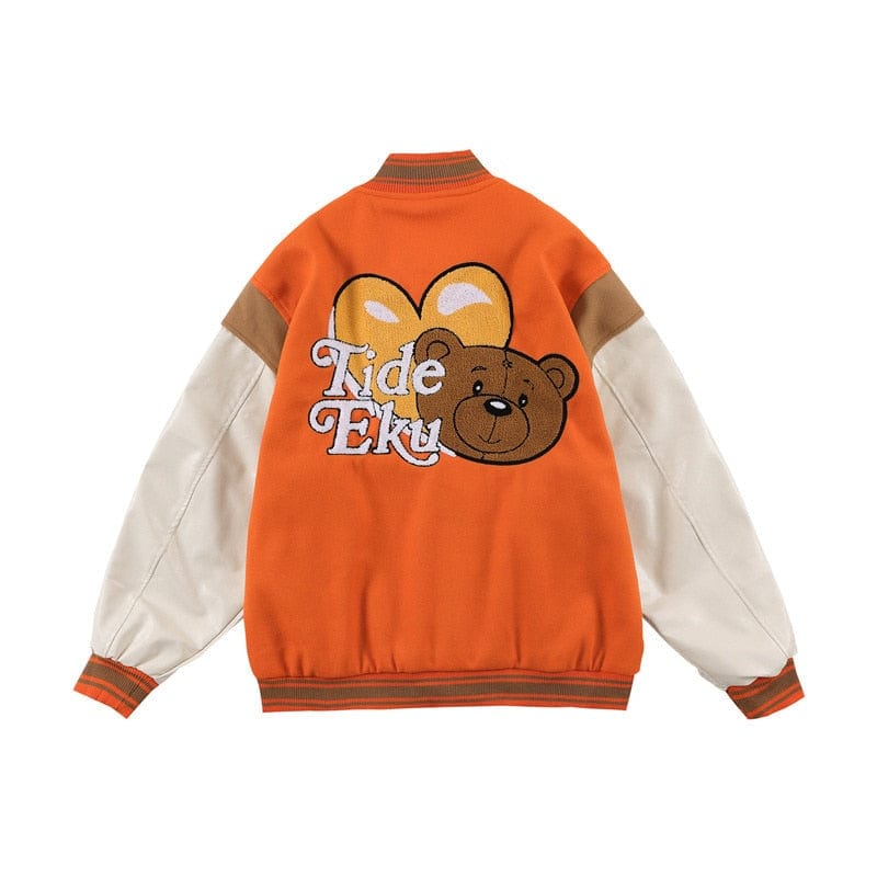 Y2K Aesthetic Anime Varsity Jacket for Trendy Street Style and Retro Vibes